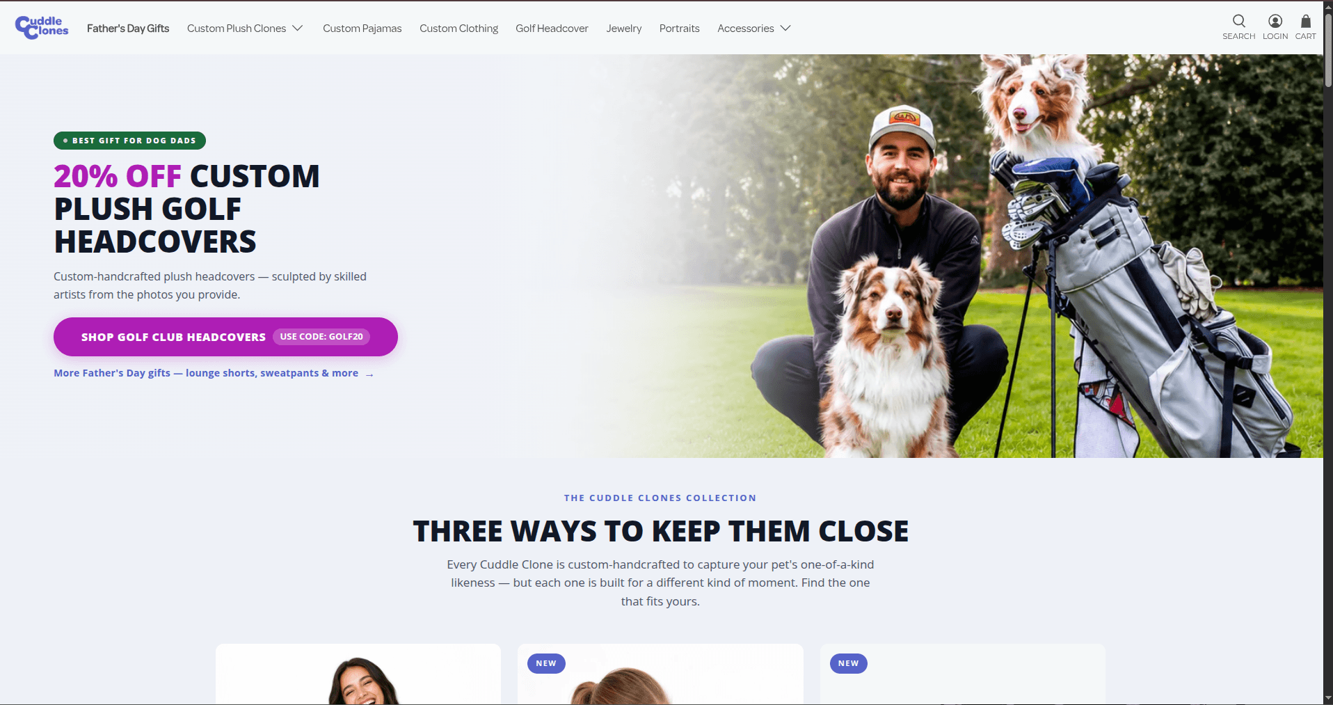 Cuddle Clones - E-commerce